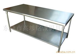东莞市高埗铭诚厨具厂 精工操作台系列，赋能厨房高效运营