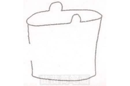 水桶简笔画简单画法｜厨具卫具也可以很有趣